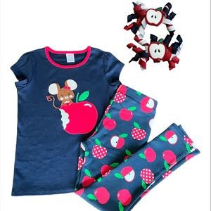 Gymboree apple outfit